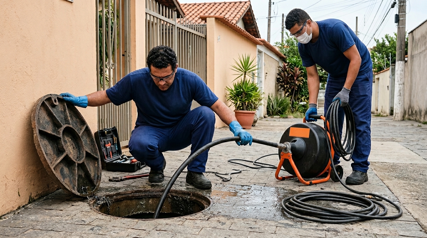 Desentupimento de Esgoto em Goiânia‑GO