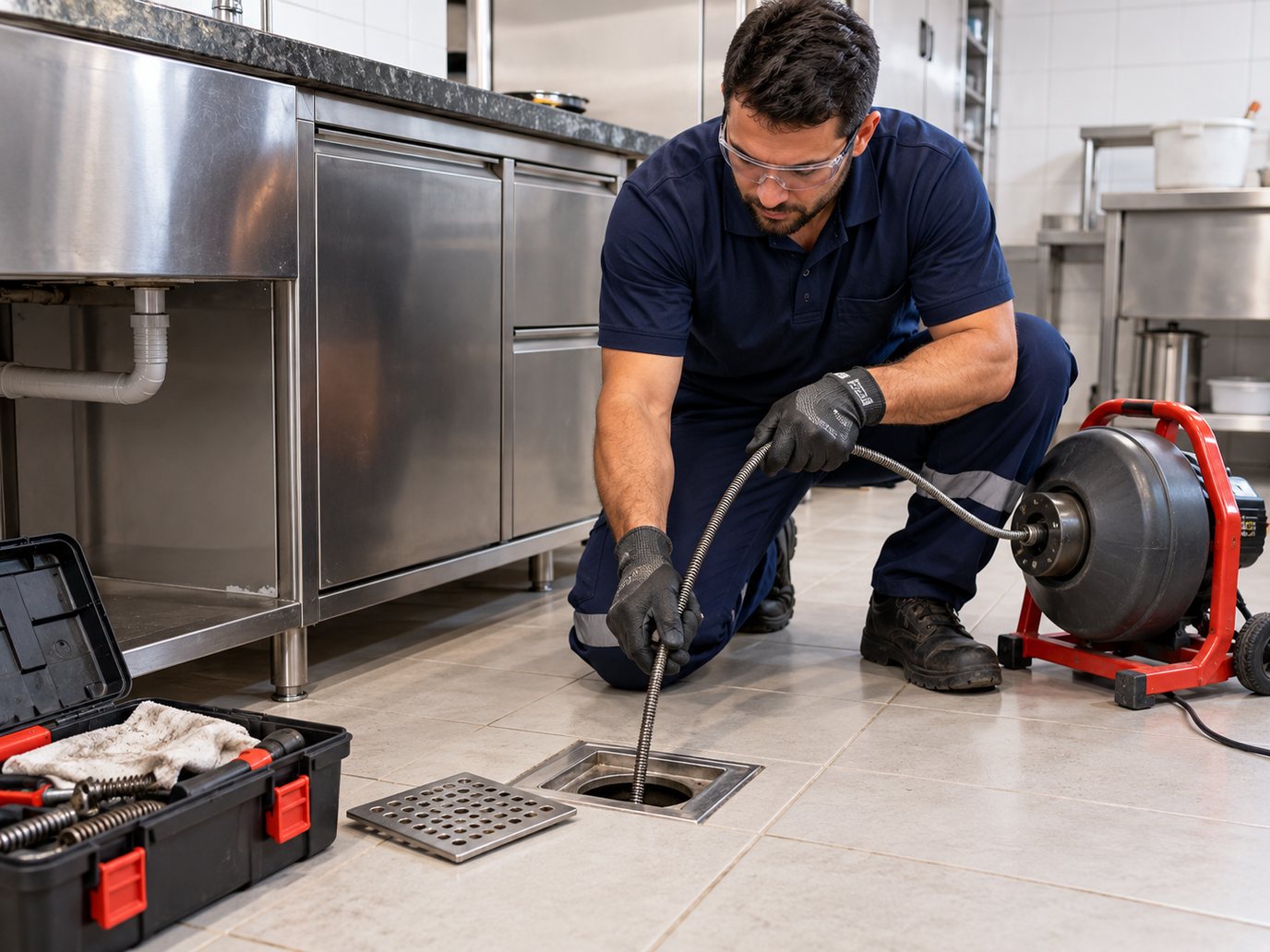 Desobstrução na Cozinha em Goiânia‑GO