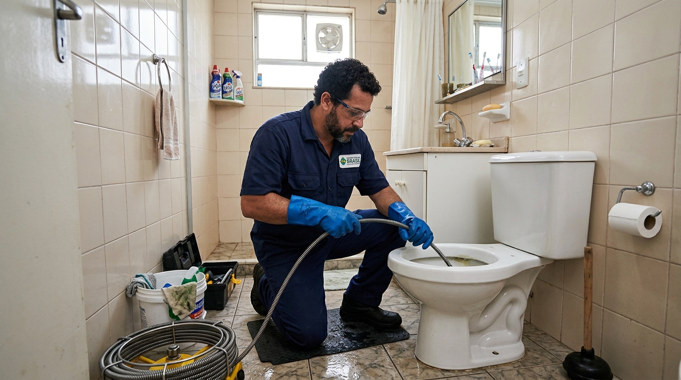 Desobstrução de Vaso em Goiânia‑GO