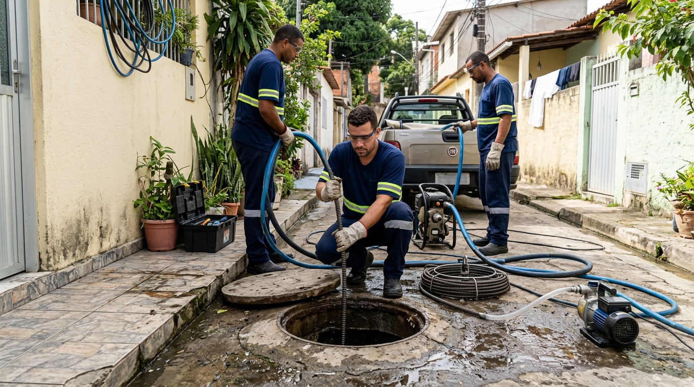 Hidrojateamento de Alta Pressão em Goiânia‑GO