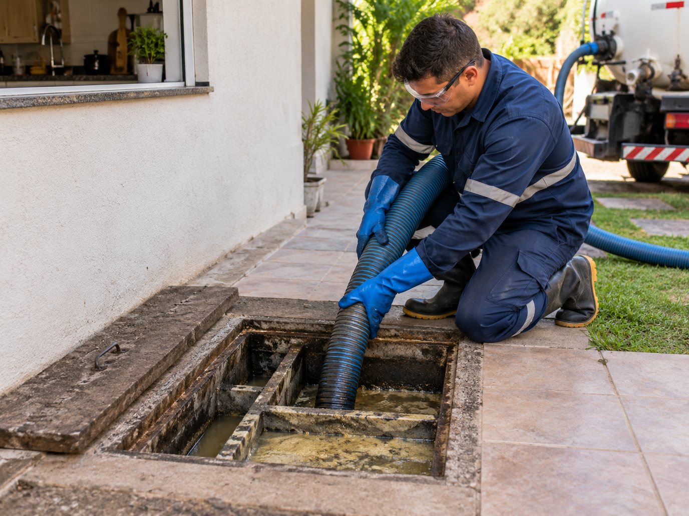 Limpeza de Caixa de Gordura em Goiânia‑GO