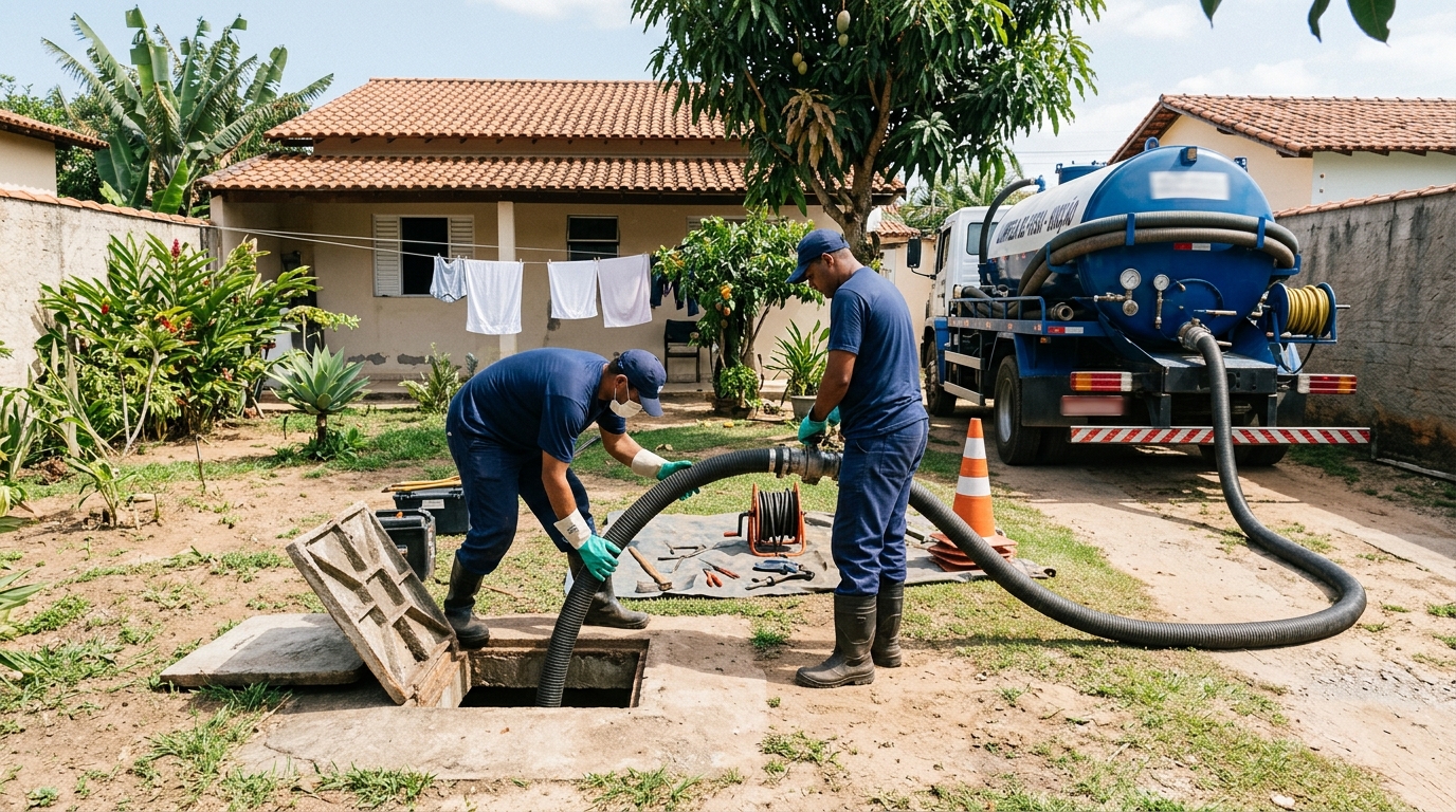 Manutenção de Fossa em Goiânia‑GO